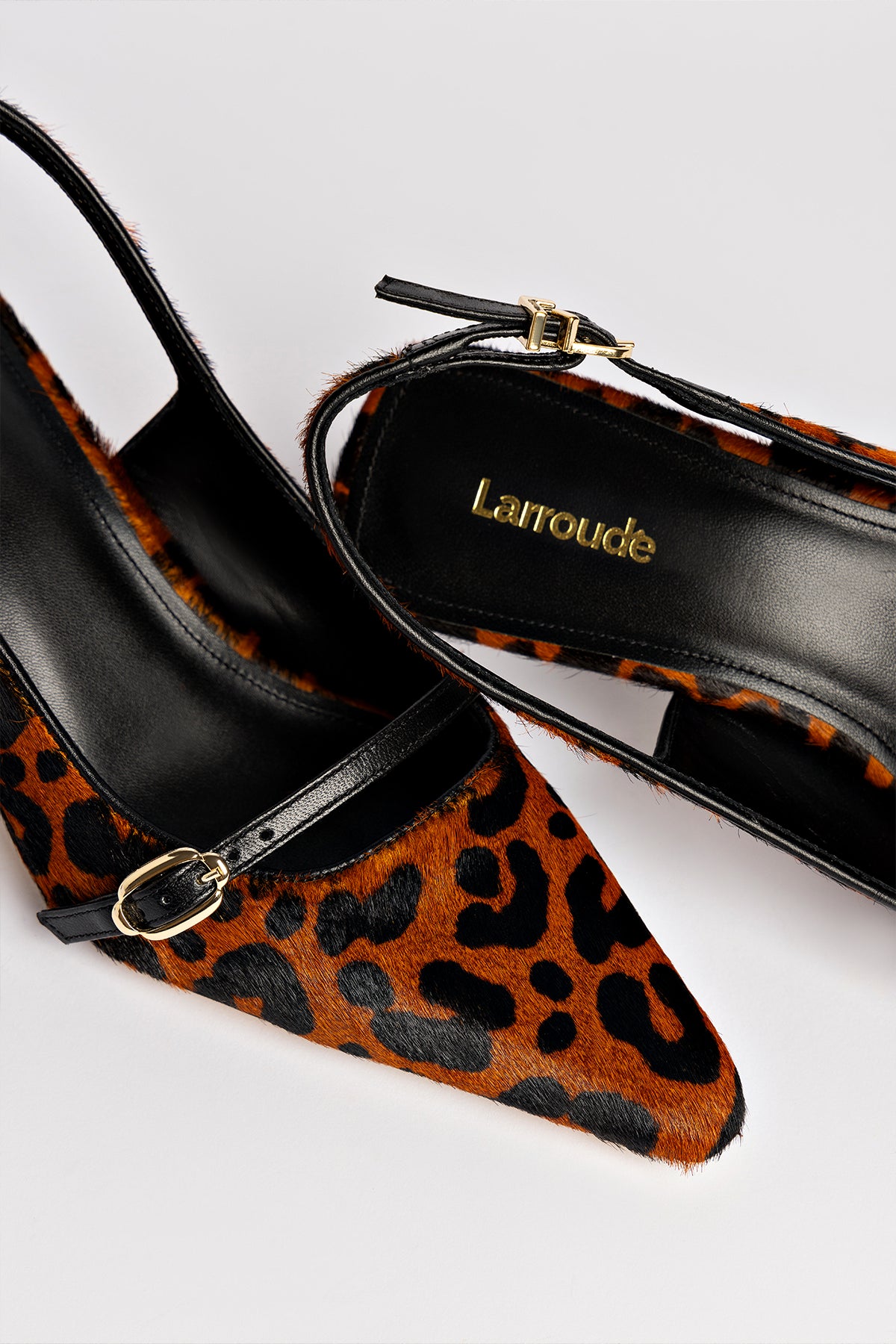 Stylish Ines Pump in Leopard Print Calf Hair - Women's Fashion Heels for Office, Party & Special Occasions