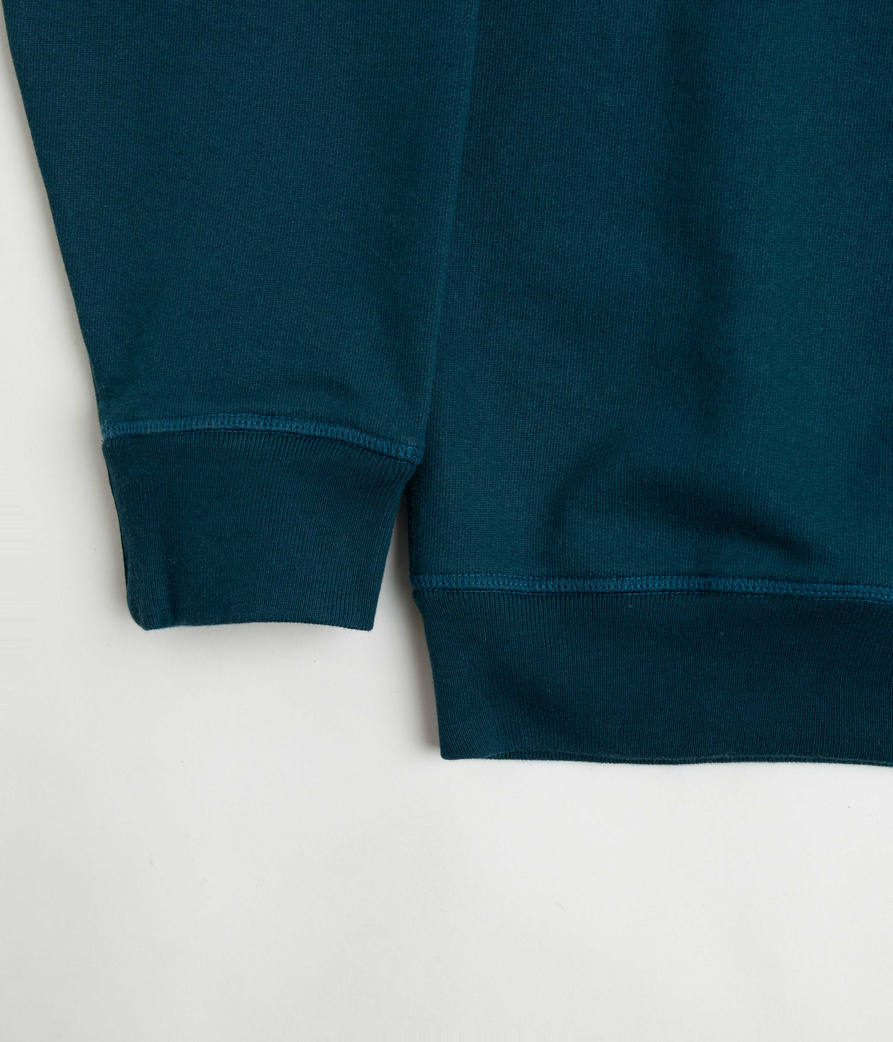 Parra Fast Food Logo Crewneck Sweatshirt - Deep Sea Green | Vintage Streetwear for Men & Women | Perfect for Casual Outfits, Street Style & Urban Fashion