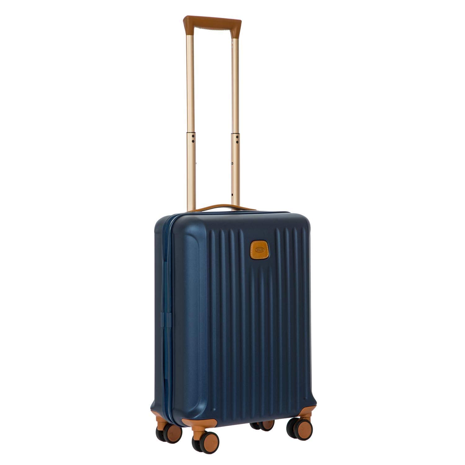 Bric's Capri 21 Inch Ultralight International Carry-On Spinner Suitcase - Matte Blue | Compact & Durable Hardshell Luggage for Business Travel & Weekend Getaways