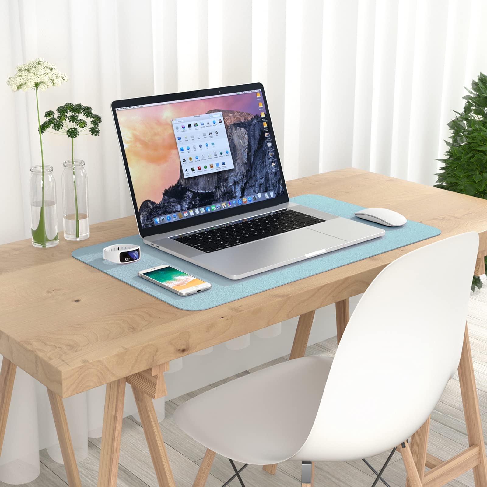 Premium PU Leather Desk Pad - 23.6