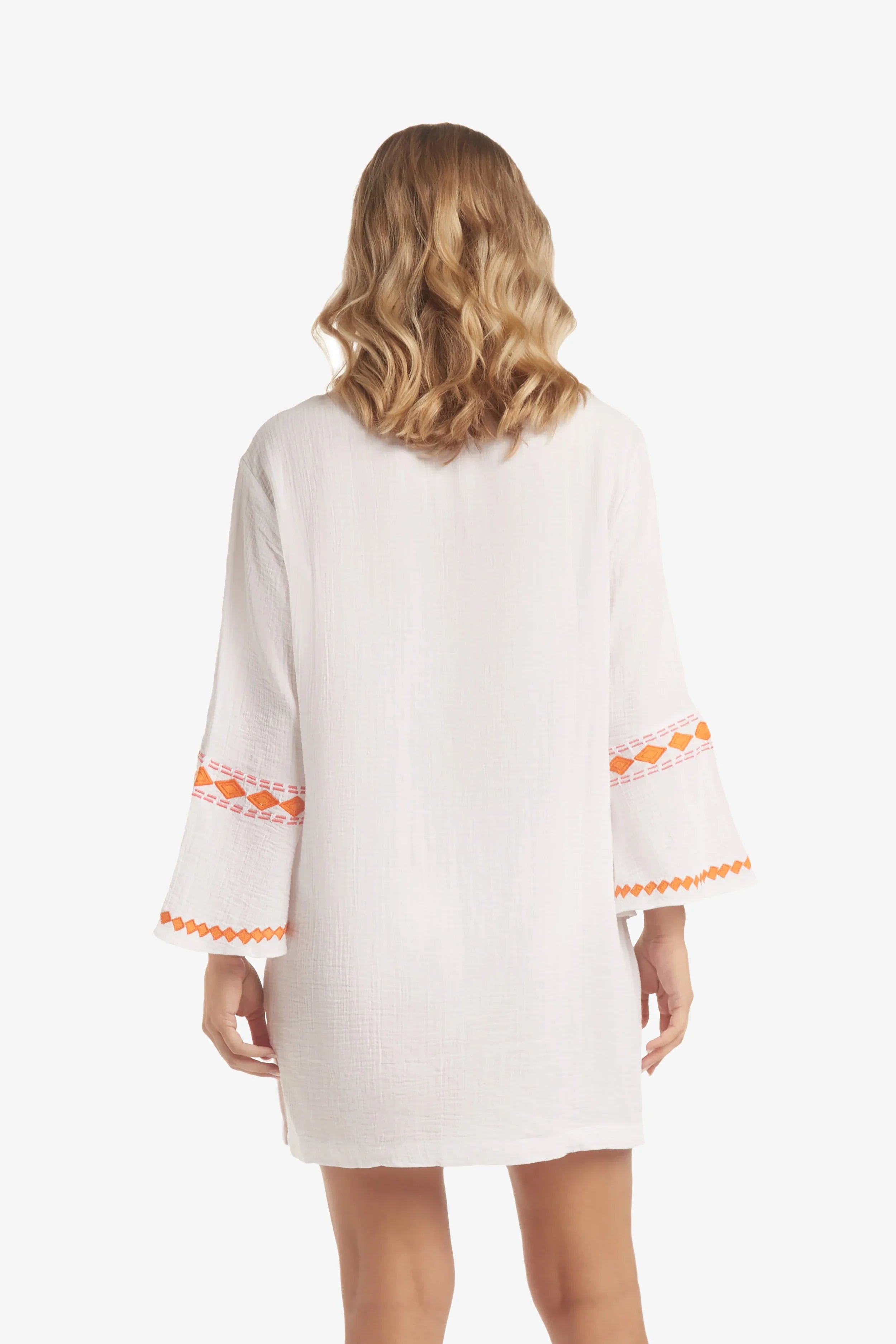 Sophia Tunic Dress - Flamenco Style Women's Top with Flowy Sleeves | Perfect for Dance Performances, Parties & Boho Fashion