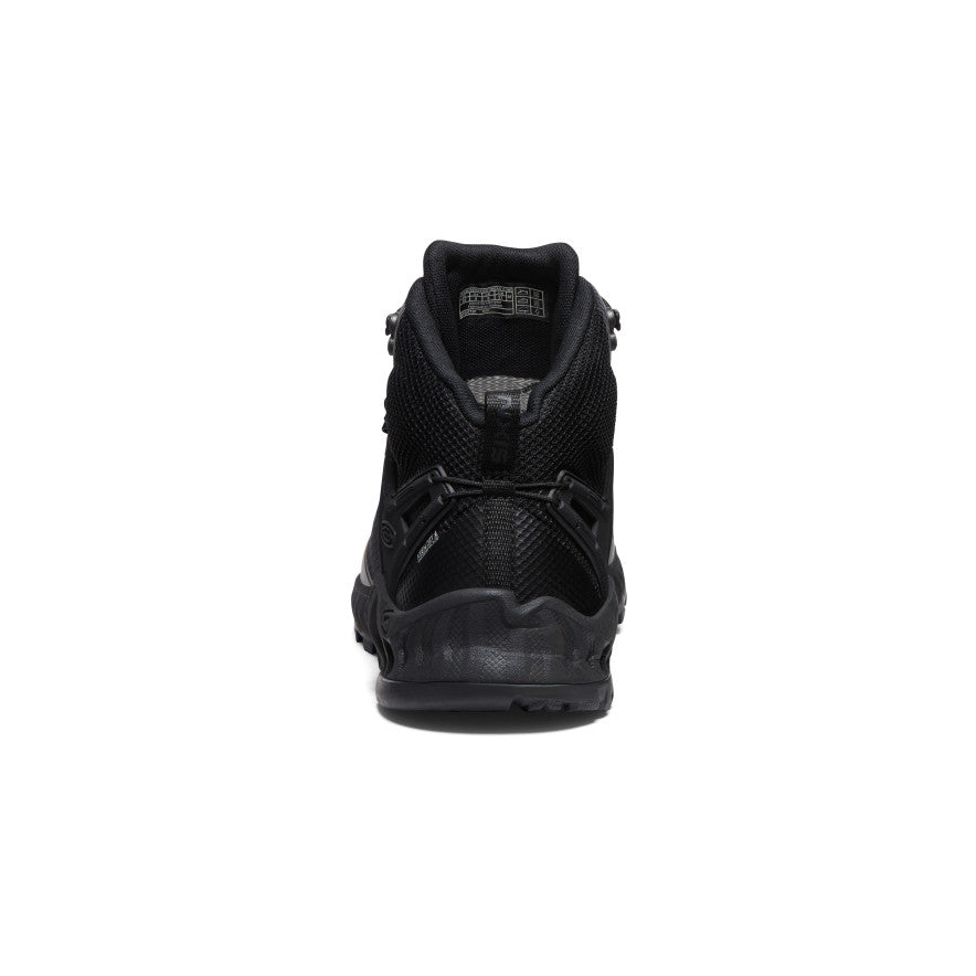 Nike Men's EVO MID WP Waterproof Hiking Boots - Triple Black Color for Outdoor Adventures & Trail Running