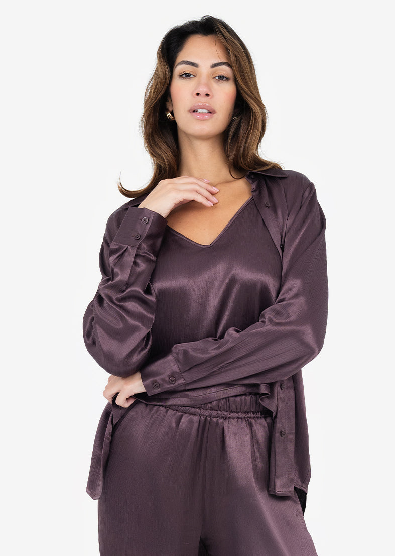 Embody Plisse Shirt for Women - Mulberry Silk Blouse with Wrinkle-Free Design | Perfect for Office Wear, Business Meetings & Special Occasions