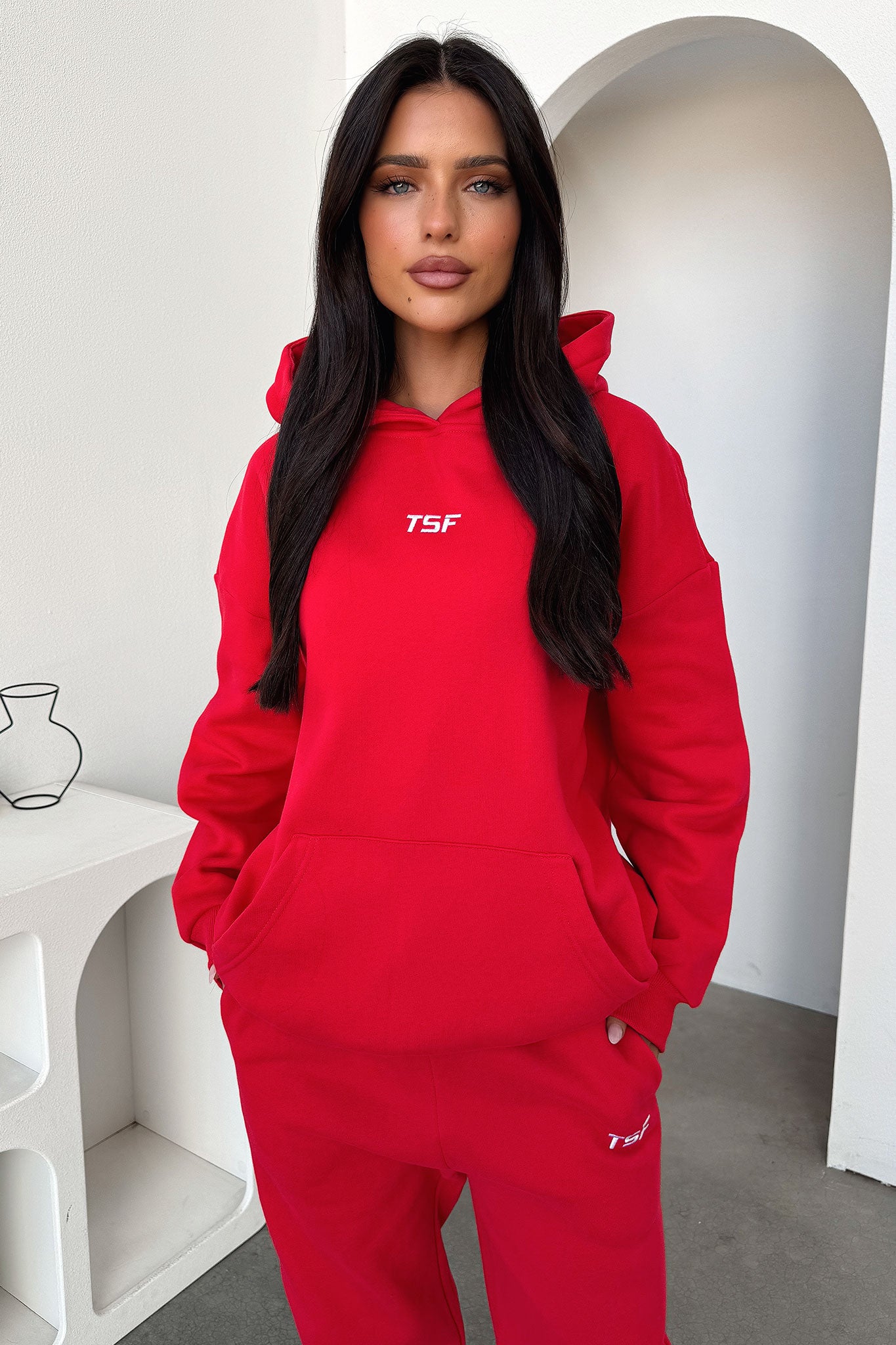 Kaztek Hoodie - Red | Stylish & Comfortable Men's & Women's Pullover | Perfect for Casual Wear, Outdoor Activities & Street Fashion