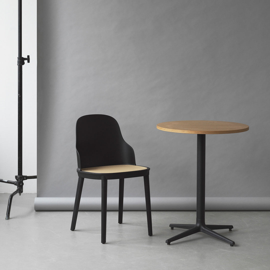 Allez Modern Dining Chair with Woven Wicker Seat - Comfortable & Stylish for Kitchen, Dining Room, or Patio