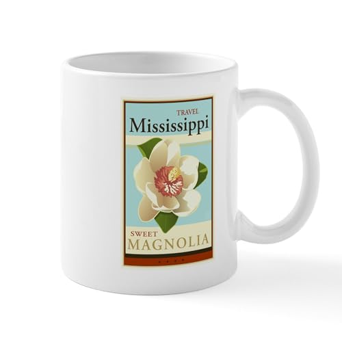 White - Travel Mississippi Mug