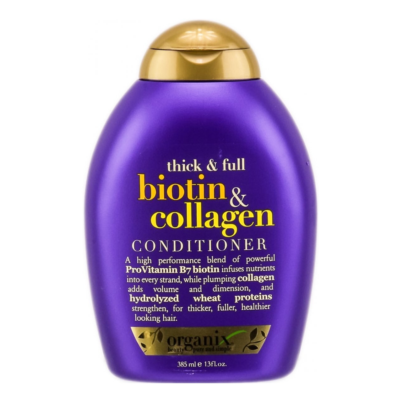 OGX Biotin & Collagen Volumizing Conditioner 13 fl oz (385ml) for Thicker, Fuller Hair - Sulfate-Free & Paraben-Free Hair Care for Damaged & Thin Hair - Perfect for Daily Use & Salon-Quality Results at Home