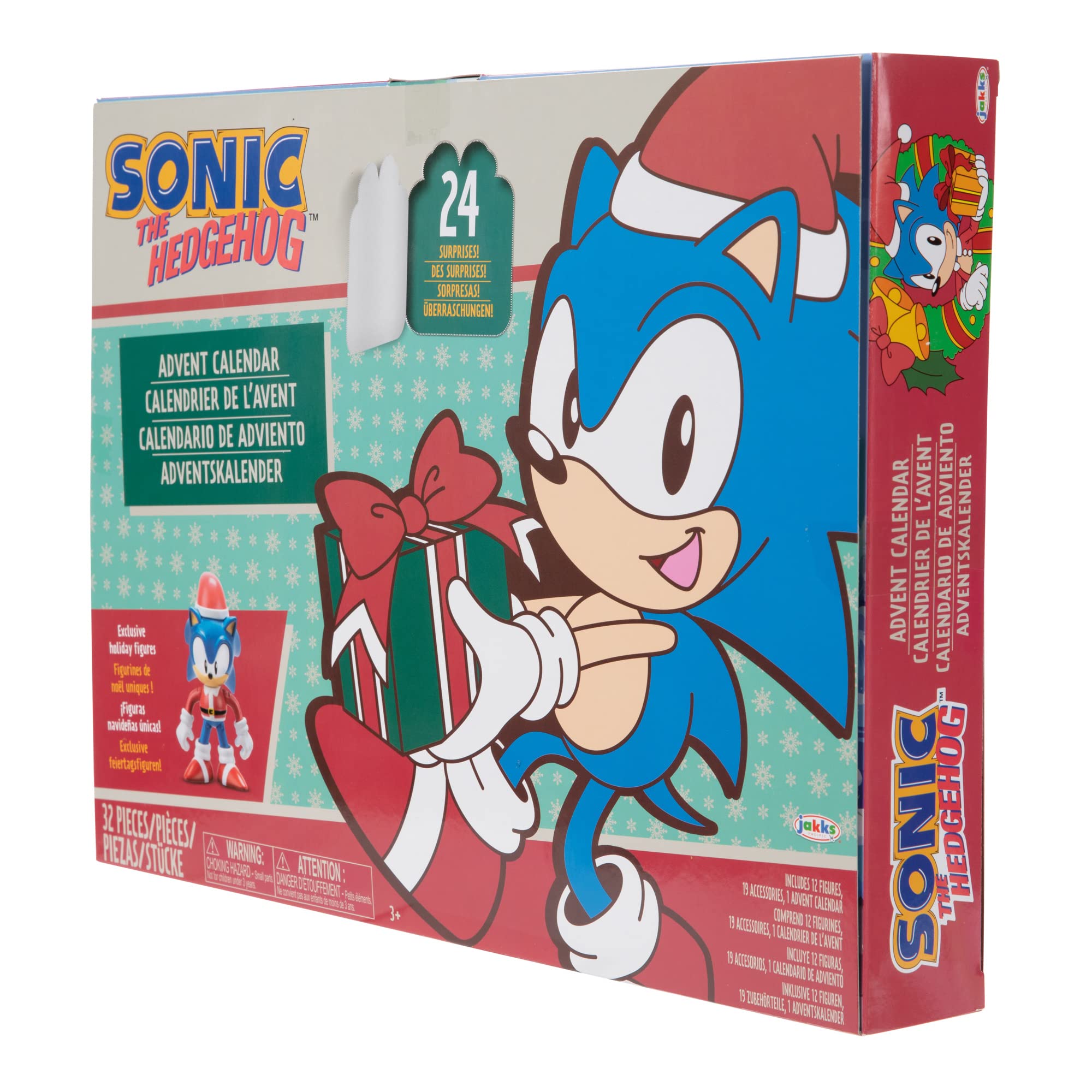 Sonic The Hedgehog Advent Calendar 2024 - 24 Days of Holiday Surprises with Exclusive 2.5
