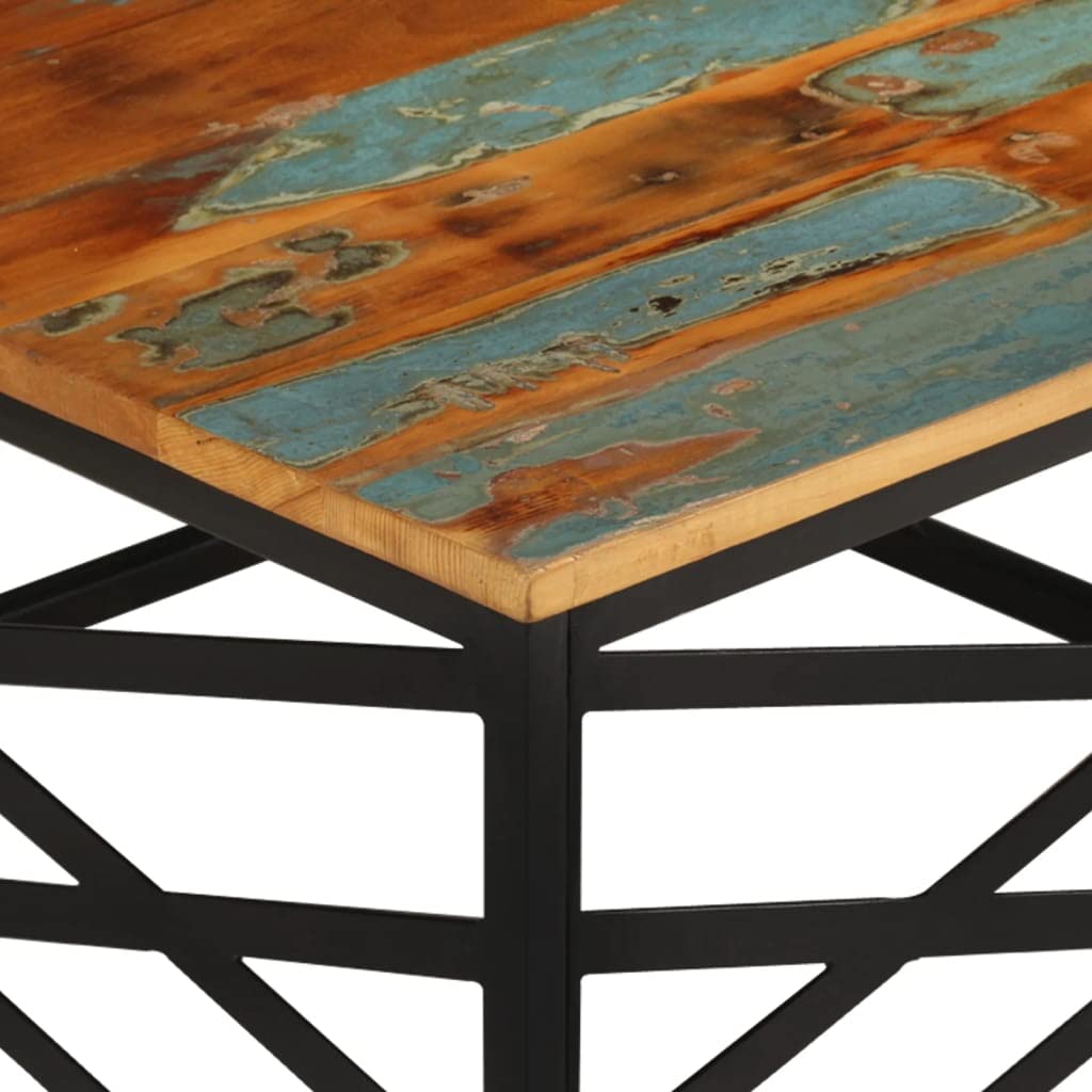 Solid Reclaimed Wood Square Coffee Table - 26.8