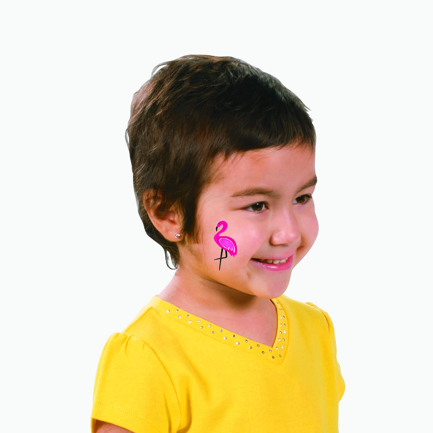 LUAU Tropical Temporary Tattoos - 72 Pieces Hawaiian Party Body Art for Summer Beach, Pool Parties & Festivals