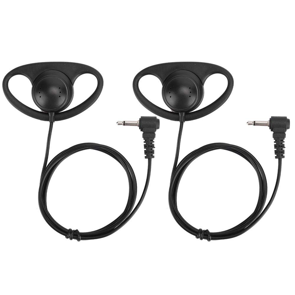 AMONIDA 2-Pack 3.5mm Wired Headphones with Large Speakers, Ear-Hook Design for Mobile Phones - Perfect for Call Centers, Driving, and Office Use