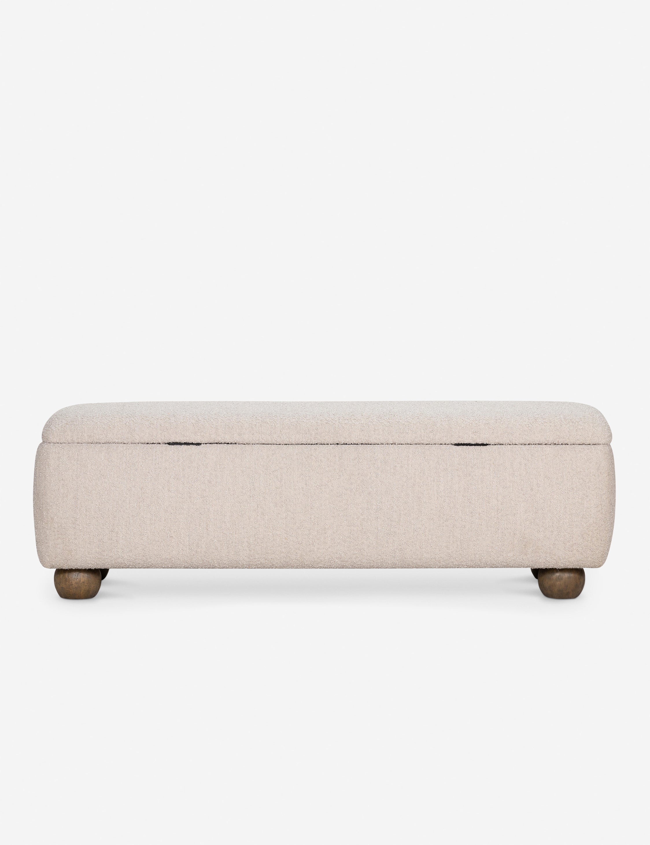 Amalia Storage Bench - Upholstered Entryway Seat with Hidden Storage Compartment | Perfect for Hallway, Bedroom & Living Room Organization