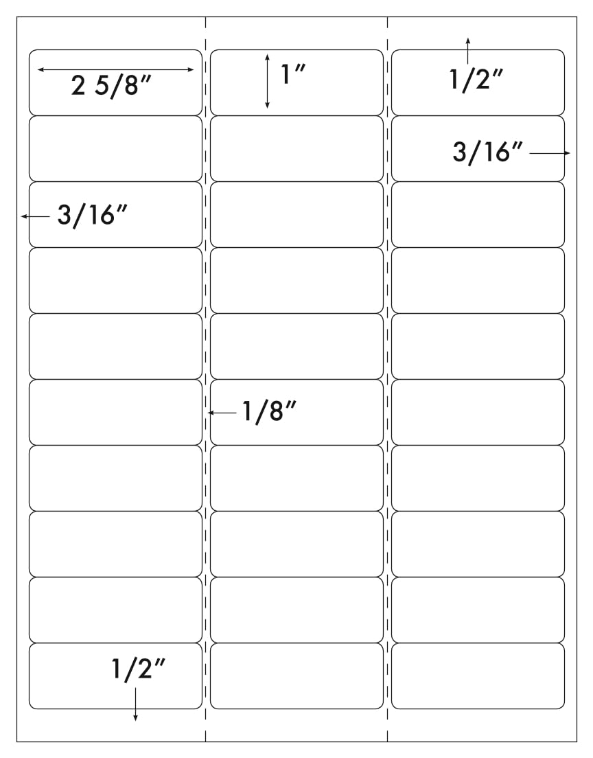 600 Label Outfitters 1” x 2 5/8” Fluorescent Neon Red Address Labels for Shipping, Mailing & Organizing – 20 Sheets per Pack – Perfect for Packages, Envelopes & File Folders