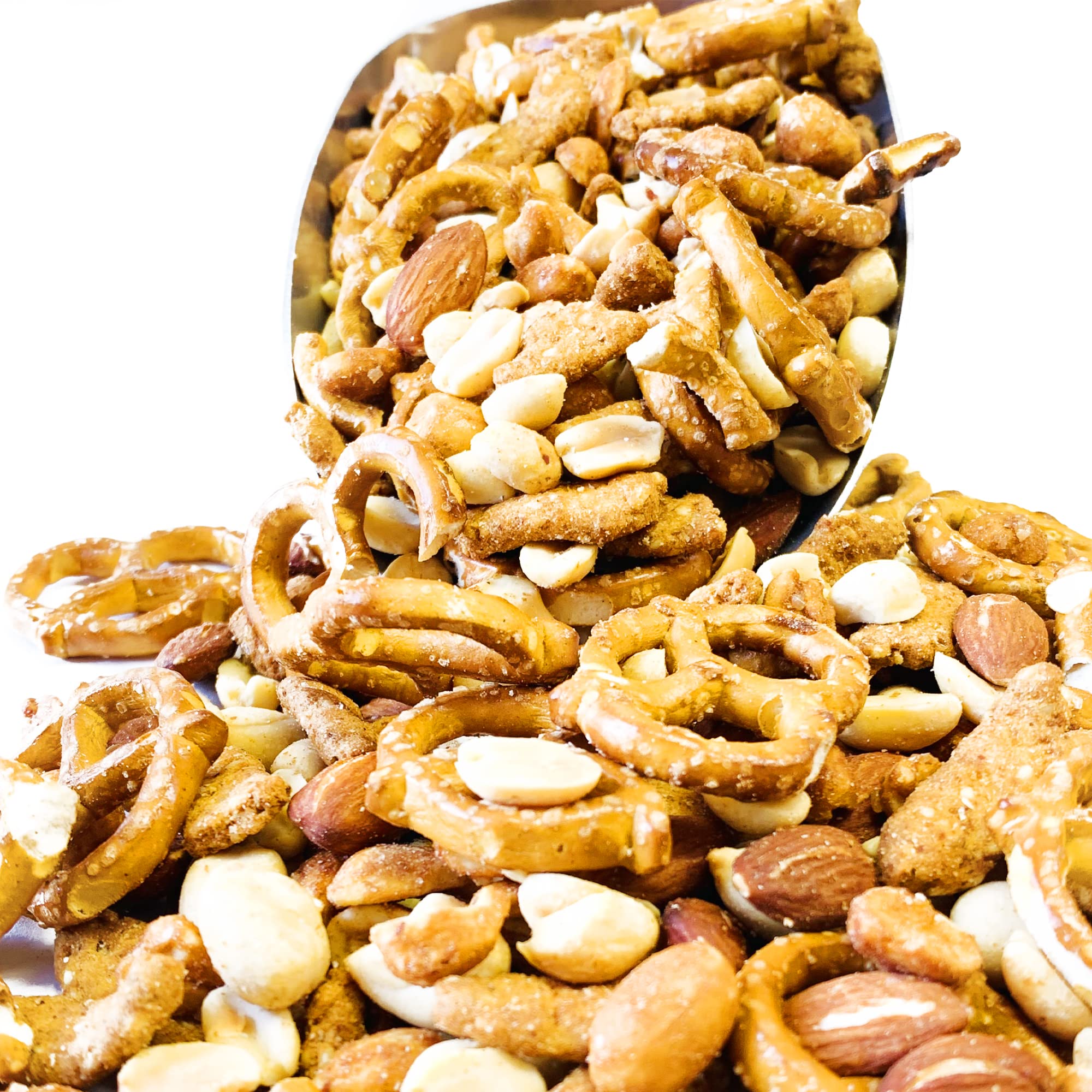 NY SPICE SHOP Premium Smoky Party Trail Mix with Mixed Nuts & Dried Fruits - Healthy Snack for Adults & Kids - 1lb Resealable Bag - Perfect for Hiking, Office Snacks & Road Trips