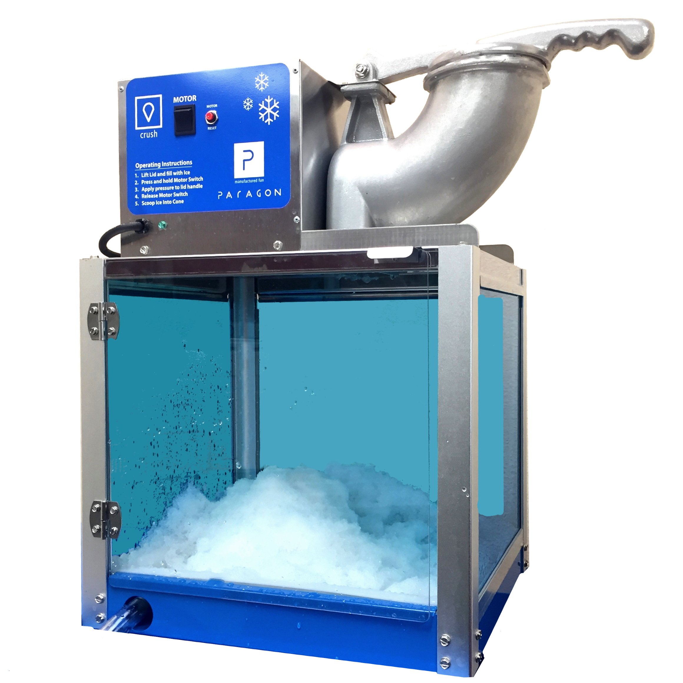 Arctic Blast Commercial Snow Cone Machine for Shaved Ice - Perfect for Parties, Events, and Summer Treats