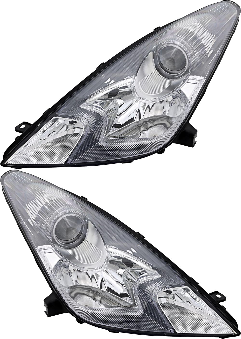 Toyota Celica Headlights Replacement Set - Halogen Lamps for Driver & Passenger Side (2000-2005 Models) | Perfect for Night Driving & Road Safety