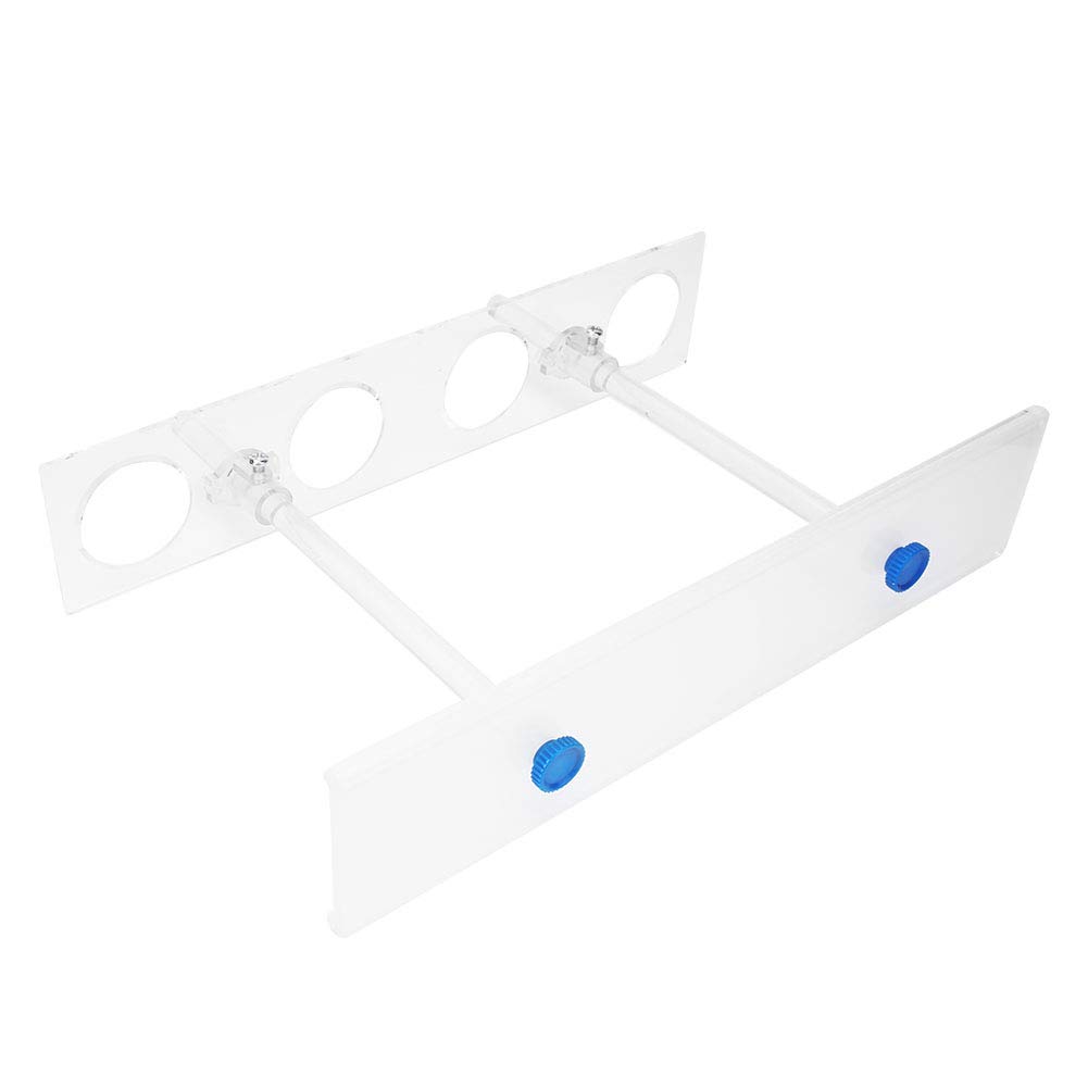 Adjustable Height Funnel Rack Stand with 4 Holes - Laboratory Funnel Holder for Separating & Displaying Funnels - Durable Lab Fixing Supplies & Accessories - Perfect for Chemistry Experiments, Scientific Research & Lab Organization