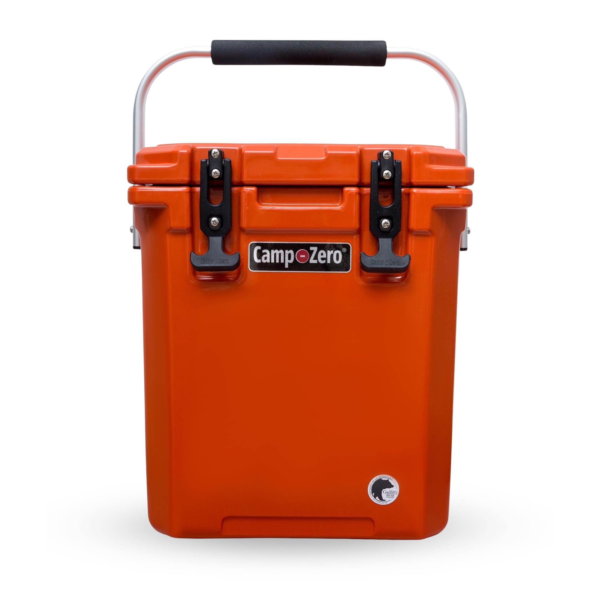 CAMP-ZERO 16L-16.9 Quart Portable Hard Cooler with Divider - Insulated Cooler for Drinks, Wine Bottles, Lunch & Picnics - Beach, Boating, Camping & Travel Essentials with 2 Built-in Cup Holders & Foldable Aluminum Handle - Perfect for Outdoor Adventures, Tailgating & BBQ Parties