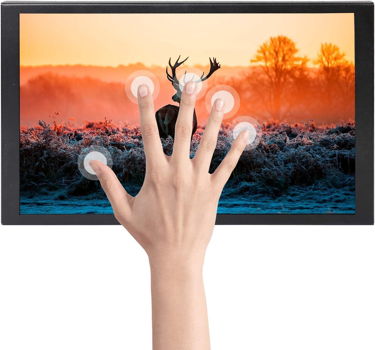 ELECROW 8 Inch Touchscreen Monitor - 1280x800 Portable LCD Display for Raspberry Pi, Laptop, PC & Gaming Consoles | Perfect for DIY Projects, Coding & Retro Gaming