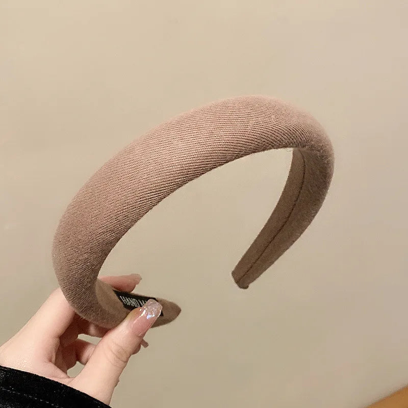 Neutral Hair Bands Hoop - Soft Elastic Hair Hoops for Women & Girls - Perfect for Ponytails, Braids & Everyday Styling - Gym, Office & Casual Wear