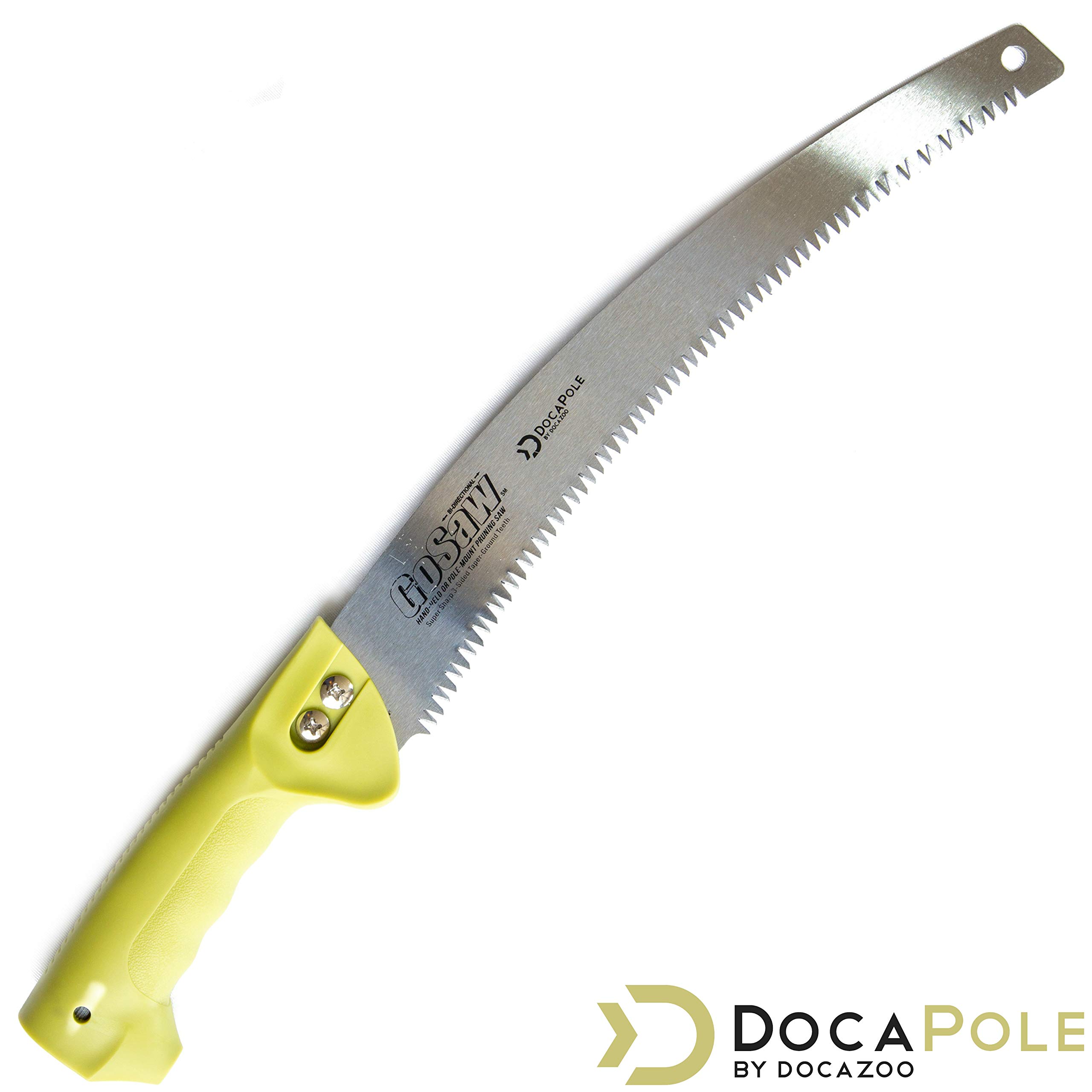 DOCA 5-12 Ft Adjustable Extension Pole for Tree Trimming, Fruit Picking, Roof Rake & Pole Saw - Multi-Purpose Gardening Tool for Outdoor Yard Work, Snow Removal & Leaf Cleanup