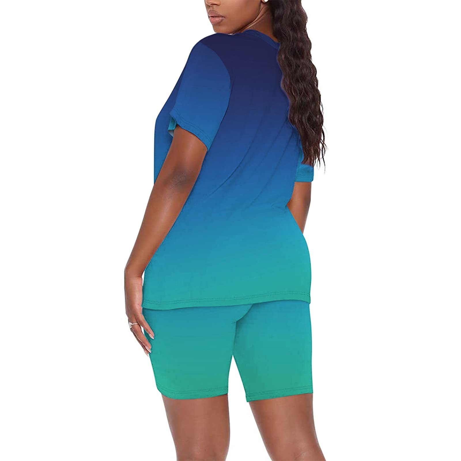 Trendy Women's 2-Piece Summer Outfits 2023 - White LA Sweatshirt & Shorts Set | Workout Clothes for Petite Women | Perfect for Gym, Yoga & Casual Wear (Prime Big Deal Days)