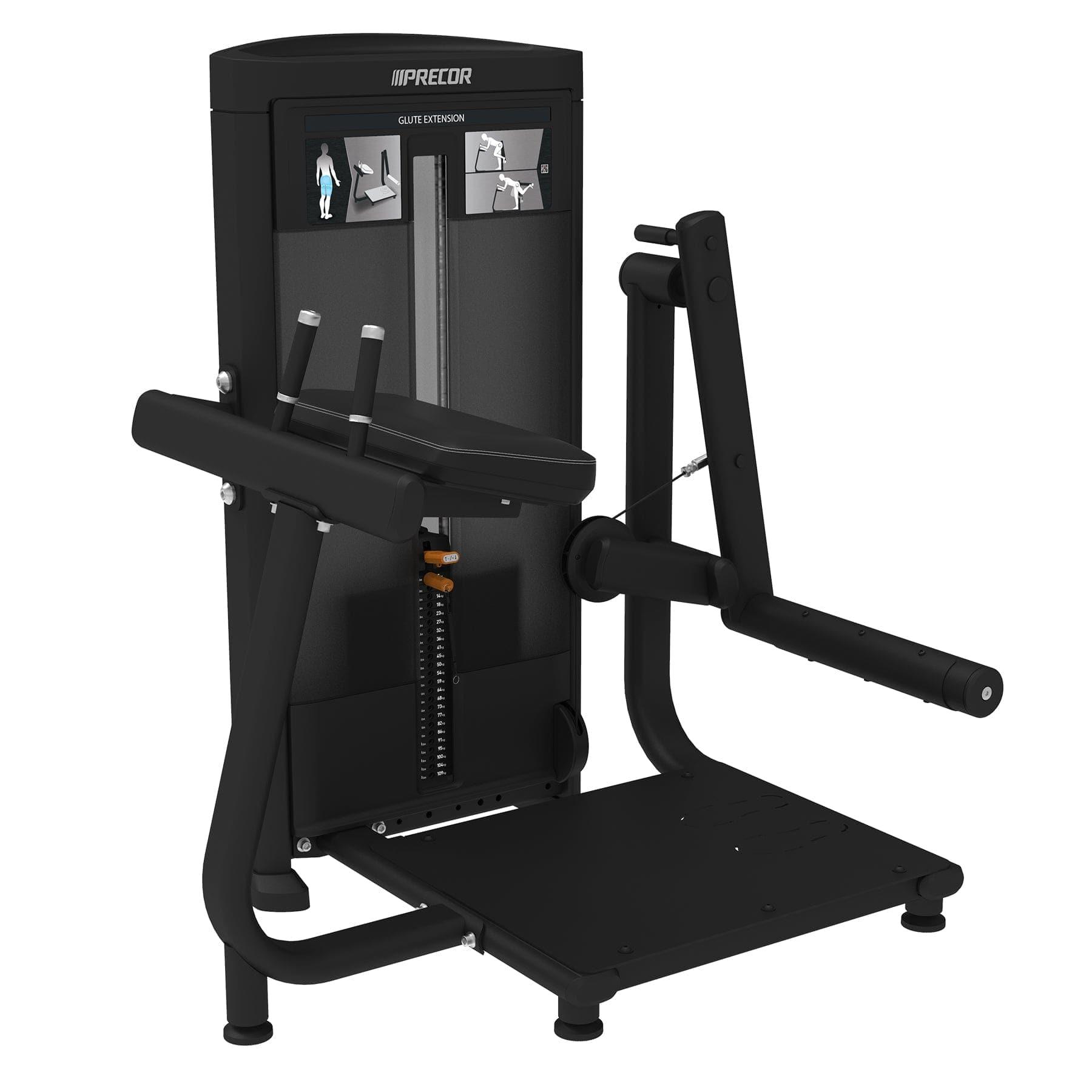 Precor Resolute Series Glute Extension Machine (RSL0618) - Professional Gym Equipment for Home & Commercial Use - Strengthen Glutes & Lower Body
