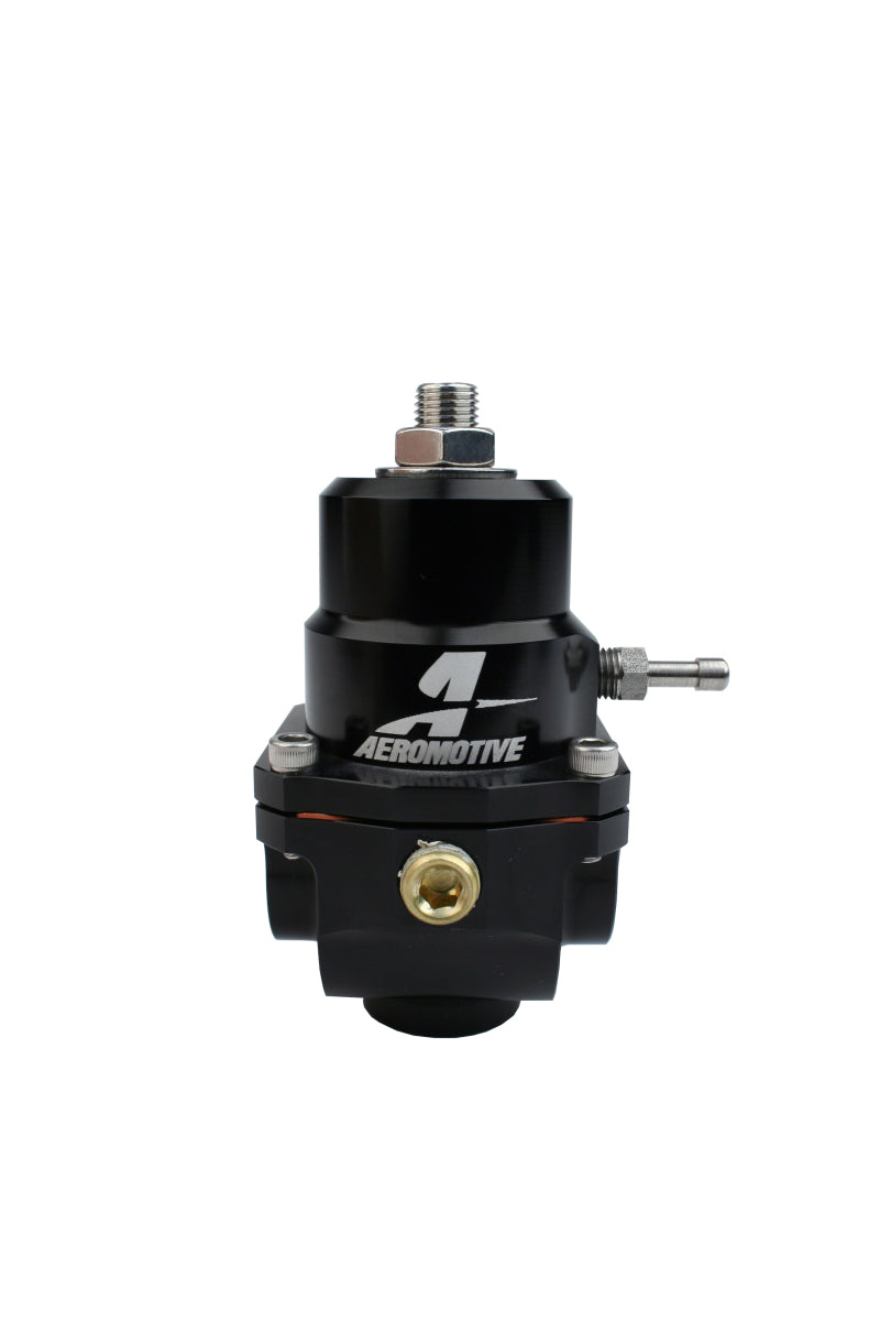 Aeromotive Adjustable Fuel Pressure Regulator 35-75 PSI with .313 Valve & Dual 08 Inlets/Return - Perfect for High-Performance & Racing Engines