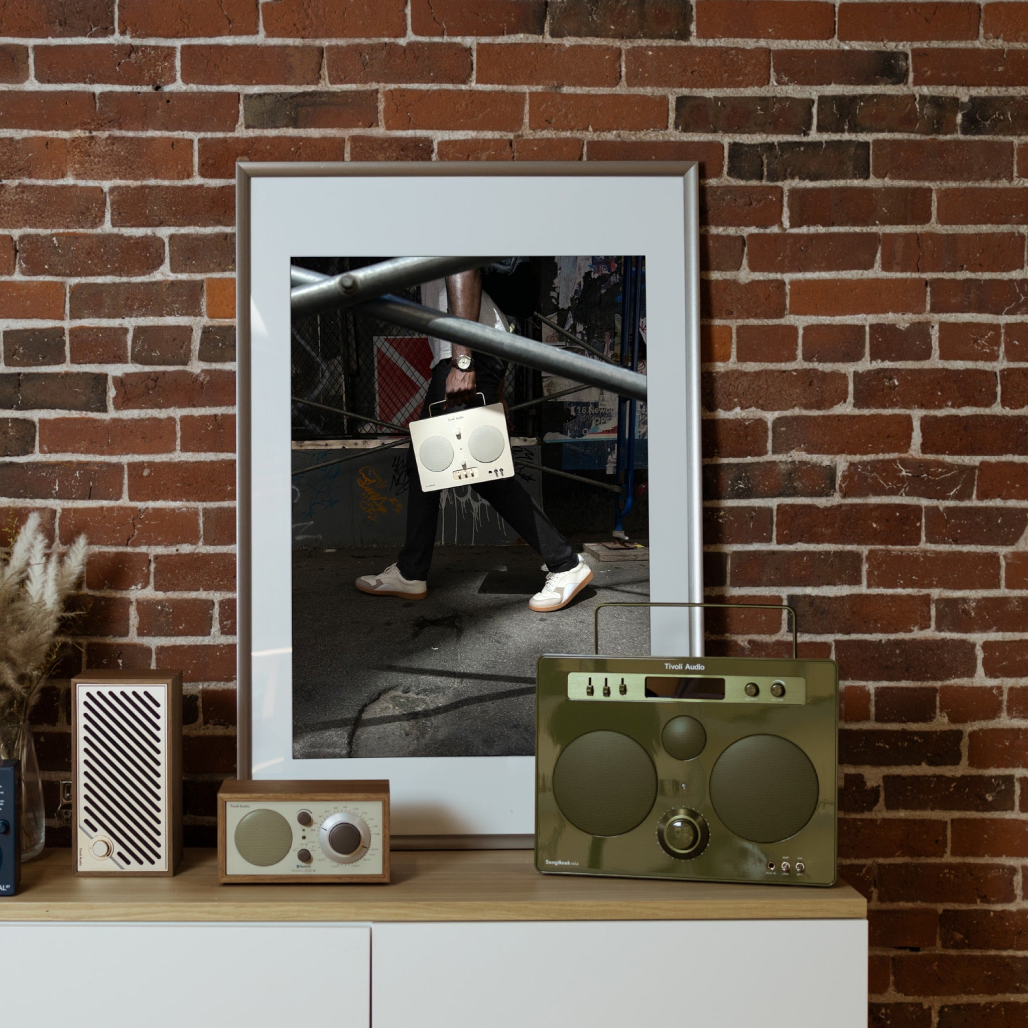 TIVOLI AUDIO Songbook Premium Wireless Bluetooth Speaker - High-Quality Sound, Portable, Green - Perfect for Home, Office, and Outdoor Use