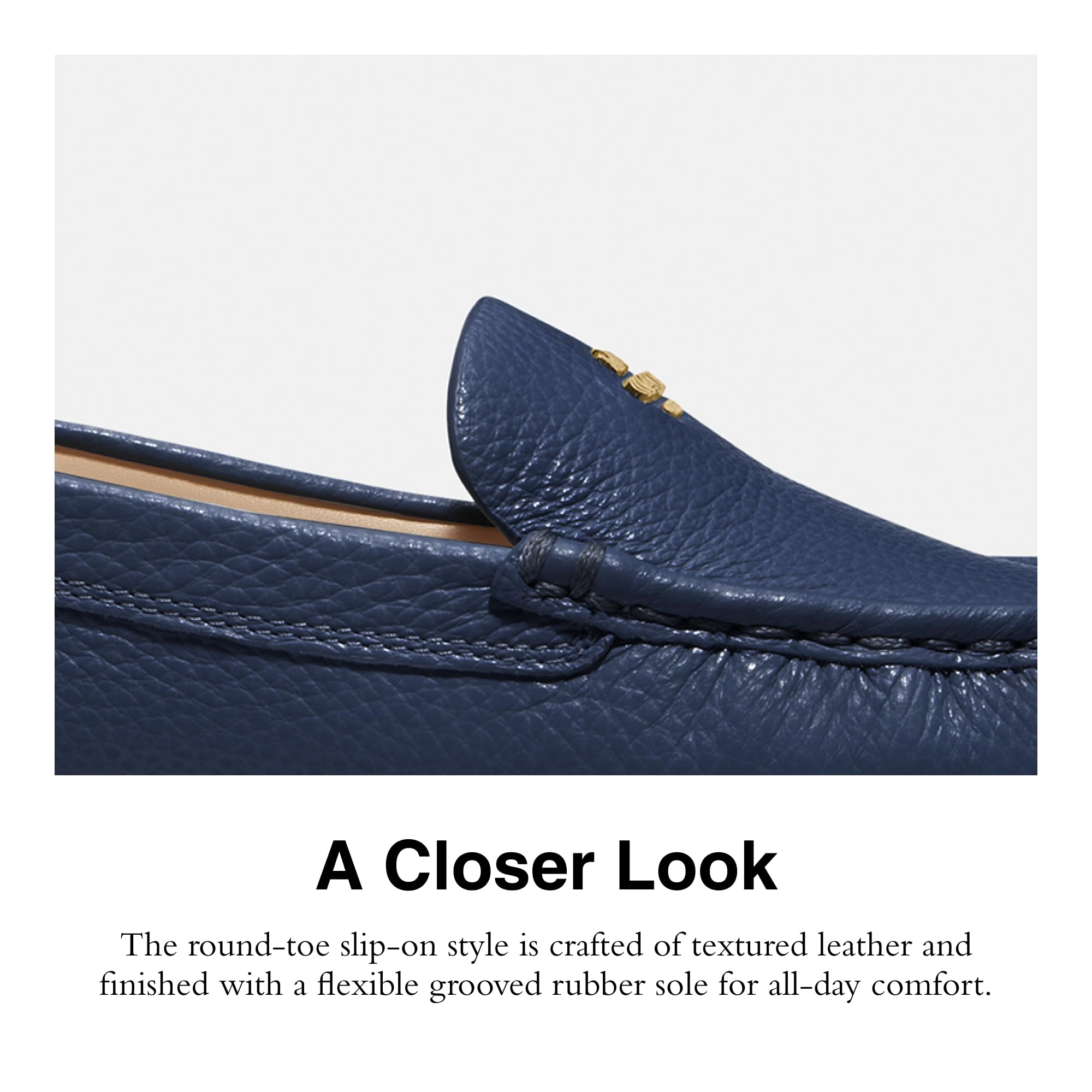Coach Women's Marley Driver Loafer - Comfortable Slip-On Shoes for Work, Travel & Casual Wear | Premium Leather Loafers for Women