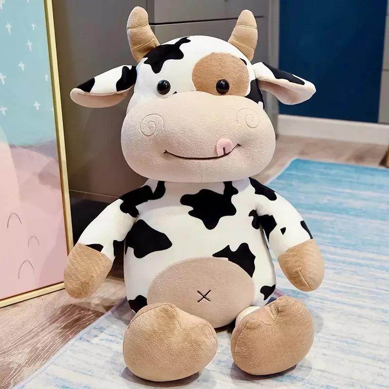 Cali the Stuffed Cow Plush Toy - Soft & Cuddly Animal Plushie for Kids, Babies & Adults | Perfect for Nursery Decor, Birthday Gifts & Comfort Companions