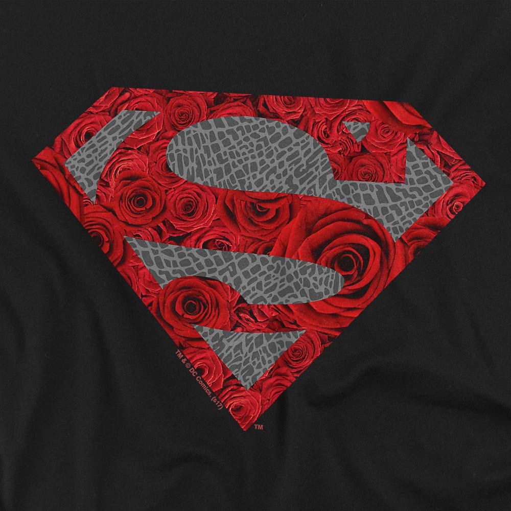 Superman Elephant Rose Shield Women's T-Shirt - Trendy Graphic Tee for Casual Wear, Street Style & Superhero Fans