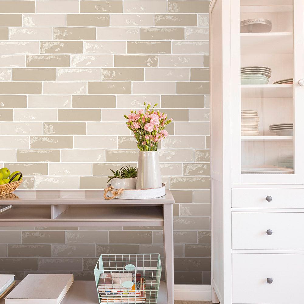 Acquarella Mineral 60x200 Glossy Subway Tile - Premium Ceramic Wall & Backsplash Tile for Kitchen, Bathroom, and Shower Renovation