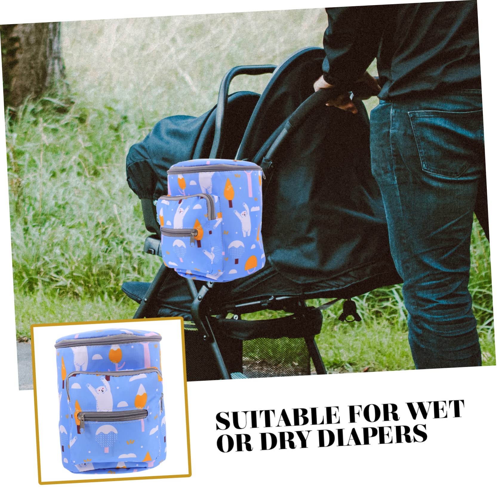 5-Piece Nursing Cooler Bag Set for Moms - Insulated Breastfeeding & Baby Bottle Storage - Durable Oxford Cloth Diaper Bag - Perfect for Hospital, Travel & Daycare Use