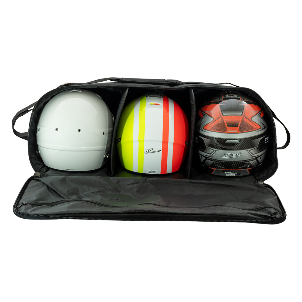 Zamp Triple Helmet Bag - Durable Motorcycle Helmet Storage for Racing, Cruising & Travel - Perfect for Bikers, Riders & Enthusiasts