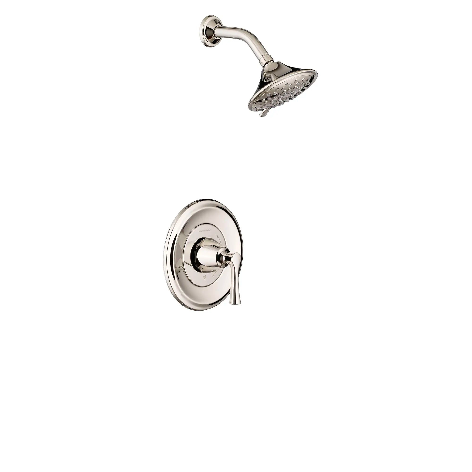 Estate 2.5 GPM/9.5 LPM Shower Trim Kit with 3-Function Showerhead & Double Ceramic Pressure Balance Cartridge - Lever Handle for Bathroom & Spa Relaxation