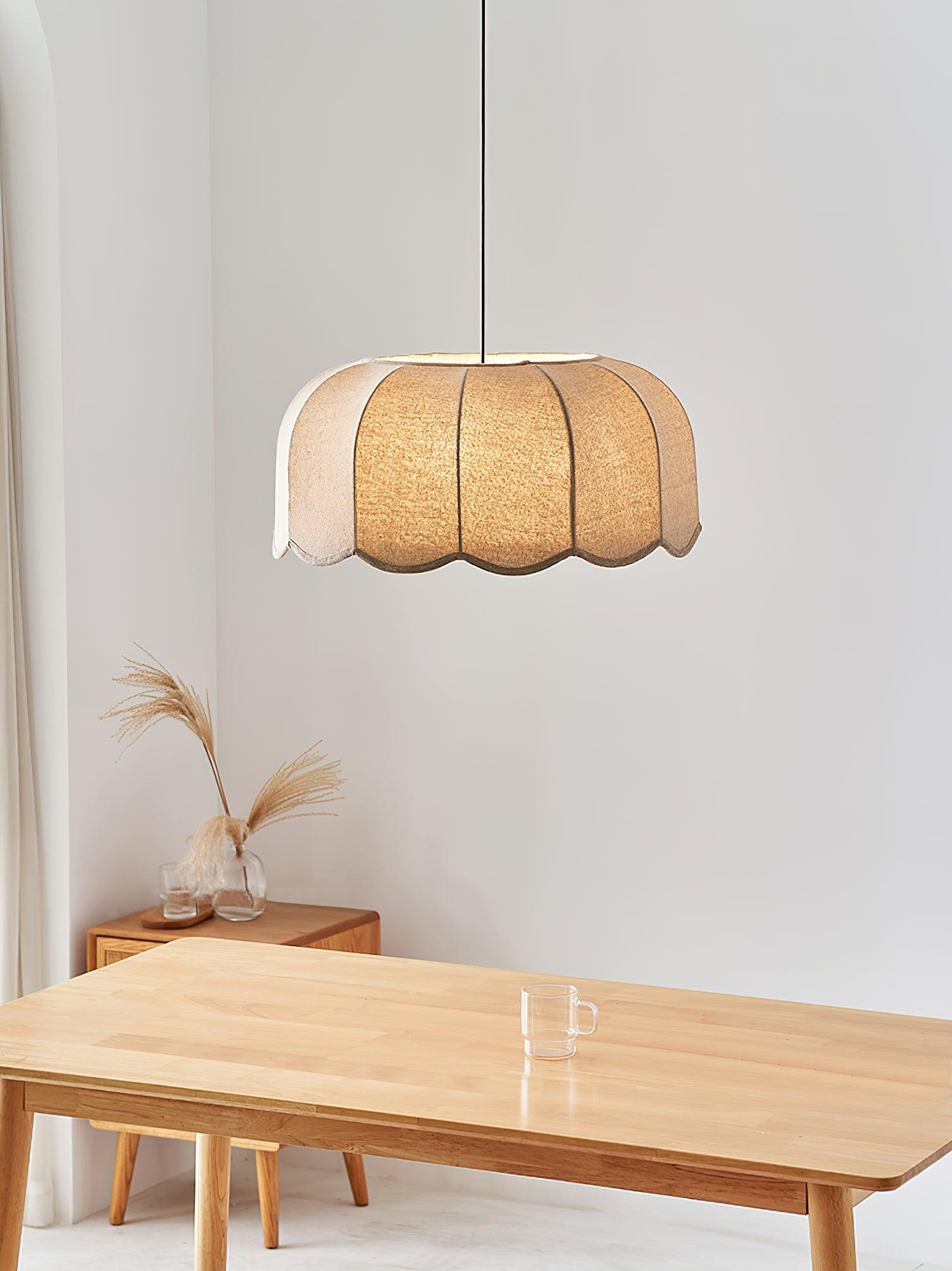 Handmade Banana Leaf Pendant Light - Natural Rattan Hanging Lamp for Boho Home Decor, Living Room, Bedroom & Patio Lighting