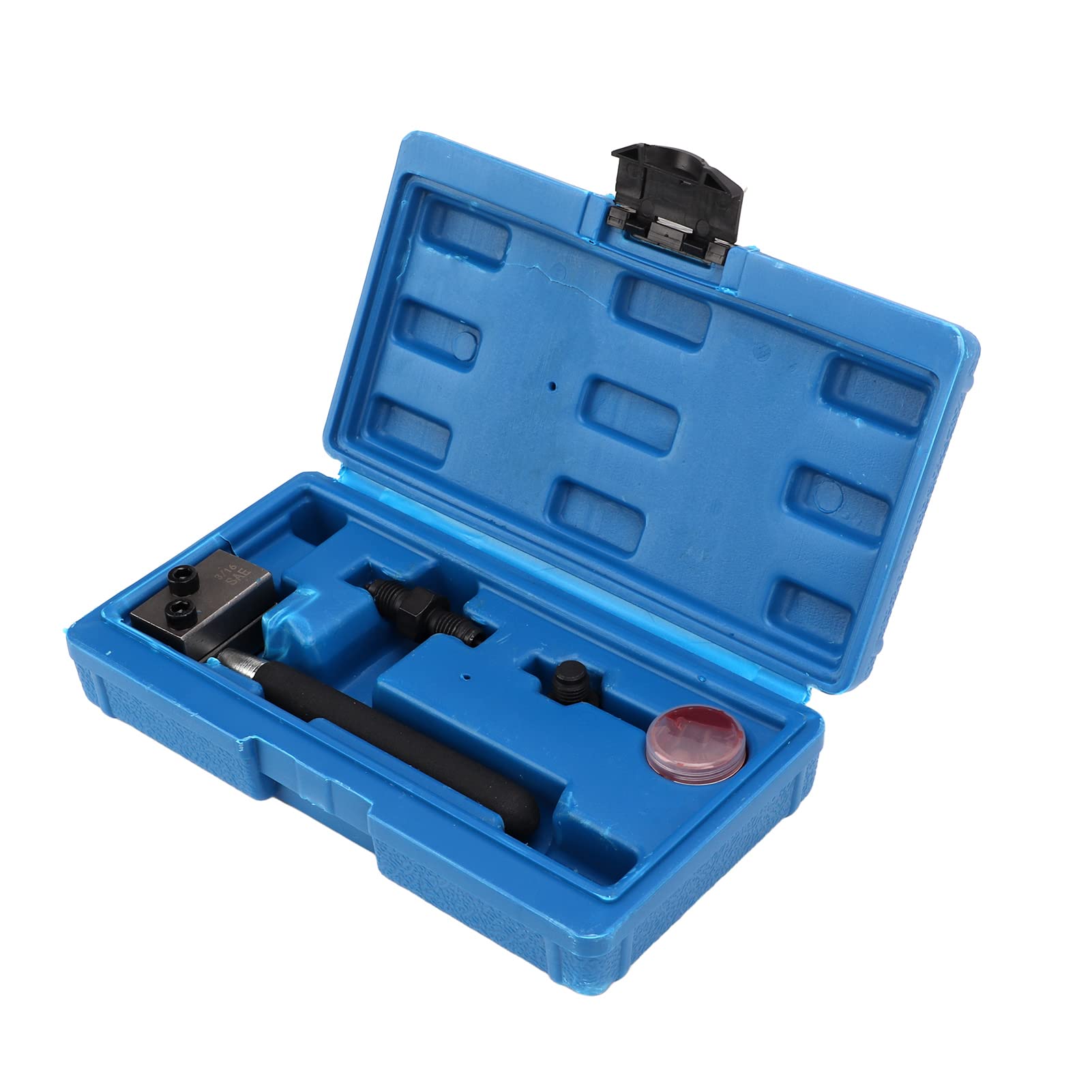 Universal Double Flaring Tool Kit for Vehicle Brake Lines - 45 Degree Flare Pipe Flaring Tool with Brake Pipe Repair Kit | Perfect for DIY Auto Repair & Maintenance