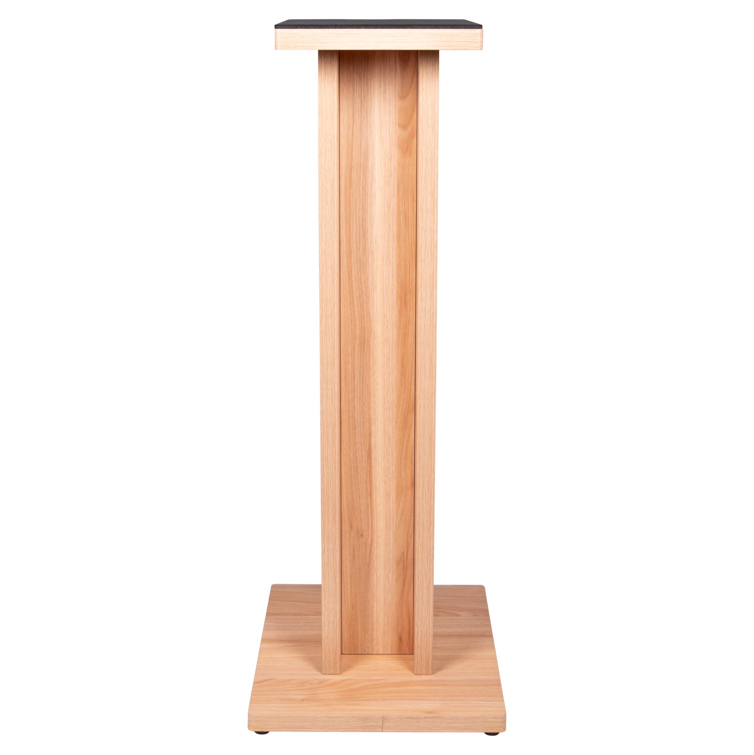 Gator Frameworks Elite Series Studio Monitor Stand - Floor Standing, Natural Maple Matte Finish for Home & Professional Recording Studios