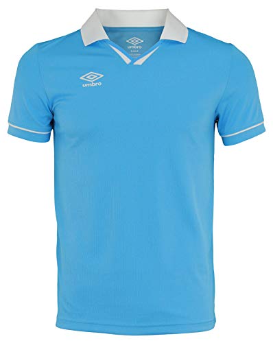 Umbro Men's Johnny Collar Short Sleeve Jersey - Breathable Soccer Jersey for Training & Matches - Perfect for Football, Sports & Casual Wear