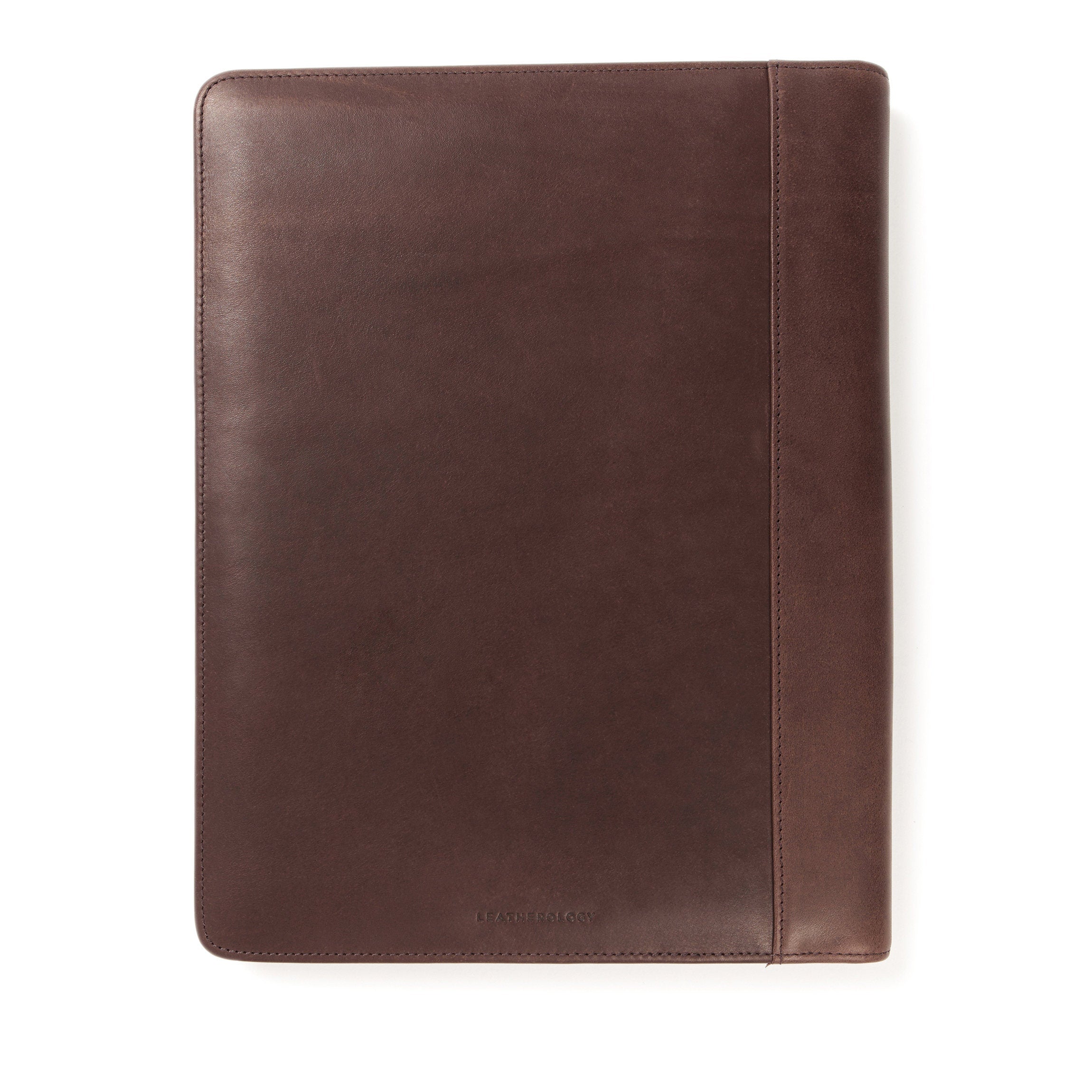 Professional Mahogany Padfolio with Notepad Holder - Perfect for Business Meetings, Interviews, and Office Organization