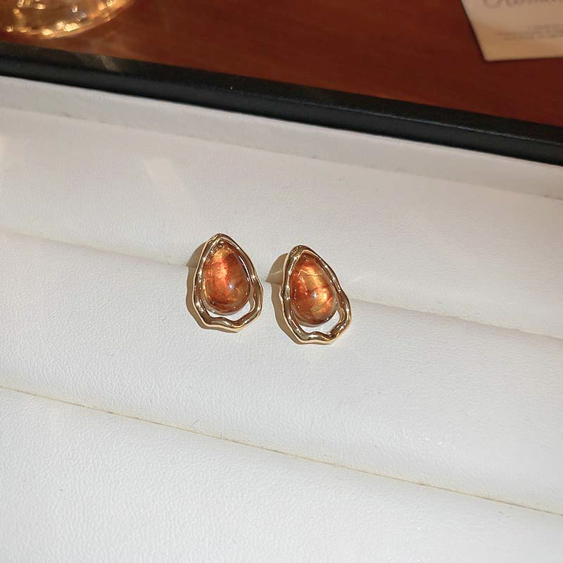 Dainty Mini Teardrop Stud Earrings for Women - HE6199 | Hypoallergenic Cubic Zirconia Earrings for Everyday Wear, Date Night & Special Occasions