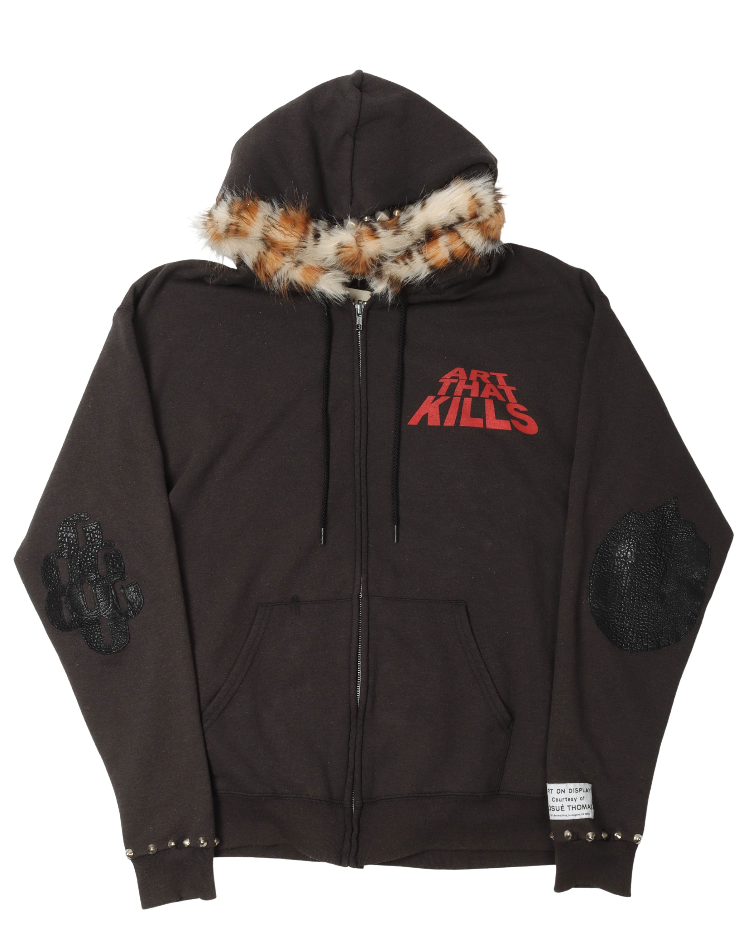 Art That Kills Fur-Lined Zip Up Hoodie - Stylish Winter Jacket for Men & Women | Perfect for Cold Weather, Streetwear Fashion & Outdoor Activities