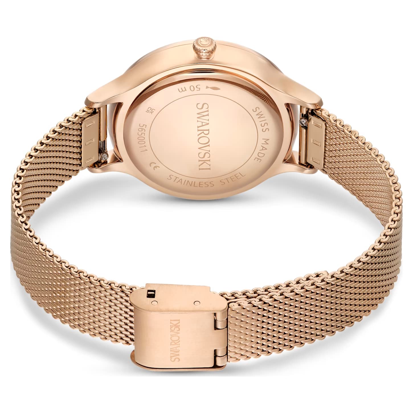 Swarovski Rose Gold Women's Watch - Elegant Analog Metal Watch with Rose Gold Tone Dial & Band | Perfect for Everyday Wear, Office & Special Occasions