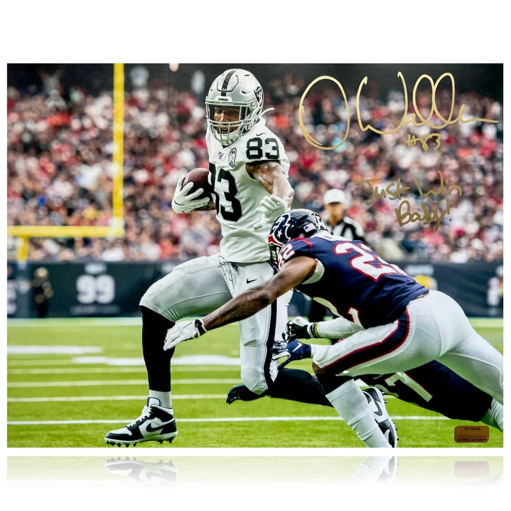 Darren Waller Autographed Las Vegas Raiders 11x14 Photo - Signed 