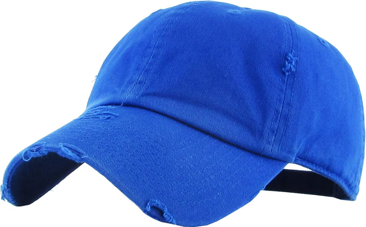 Distressed Baseball Cap KB4005 - Custom Embroidered & Monogram Hats for Men & Women | Personalized Caps for Sports, Fashion & Outdoor Activities
