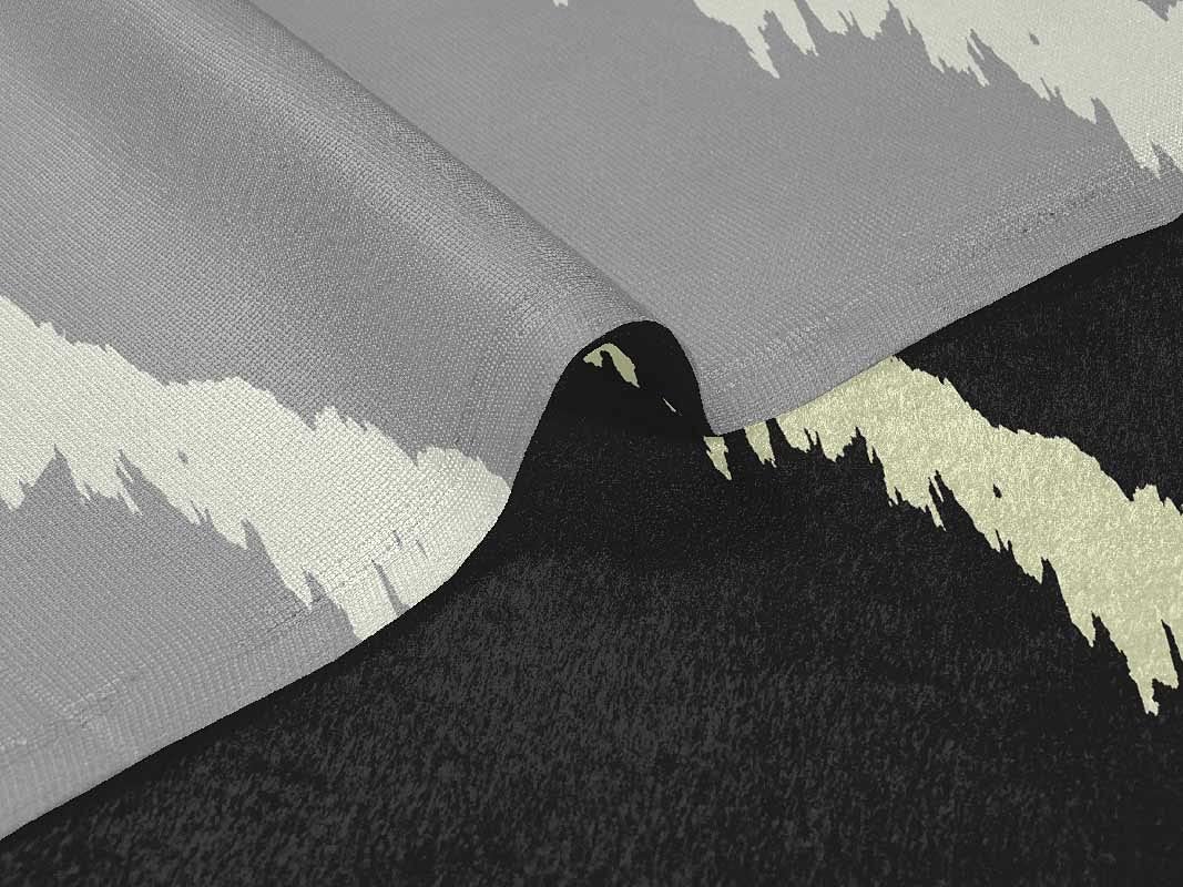 oneOone Velvet Black Fabric Stripe - 58 Inch Wide Printed Sewing Material by The Yard for DIY Clothing, Dresses, Curtains & Home Decor Projects