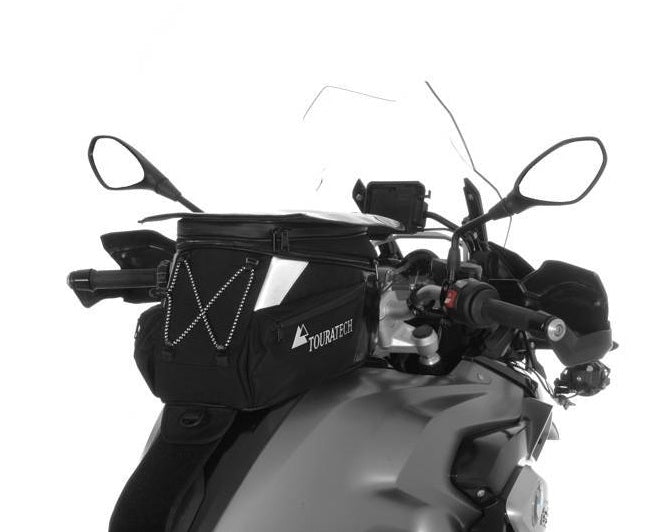 Touratech R1200GS WC (2013) & ADV WC (2014) Expandable Motorcycle Tank Bag - Waterproof Touring Luggage for BMW Adventure Bikes - Perfect for Long Distance Rides & Off-Road Adventures