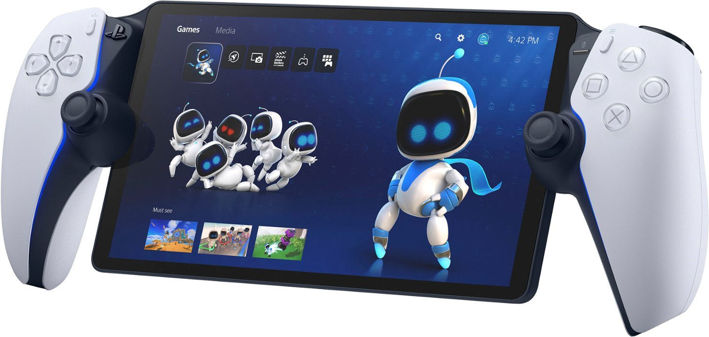 Sony PlayStation Portal Remote Player - White | Brand New Wireless Game Streaming Device for PS5 | Perfect for Gaming on the Go & Remote Play at Home