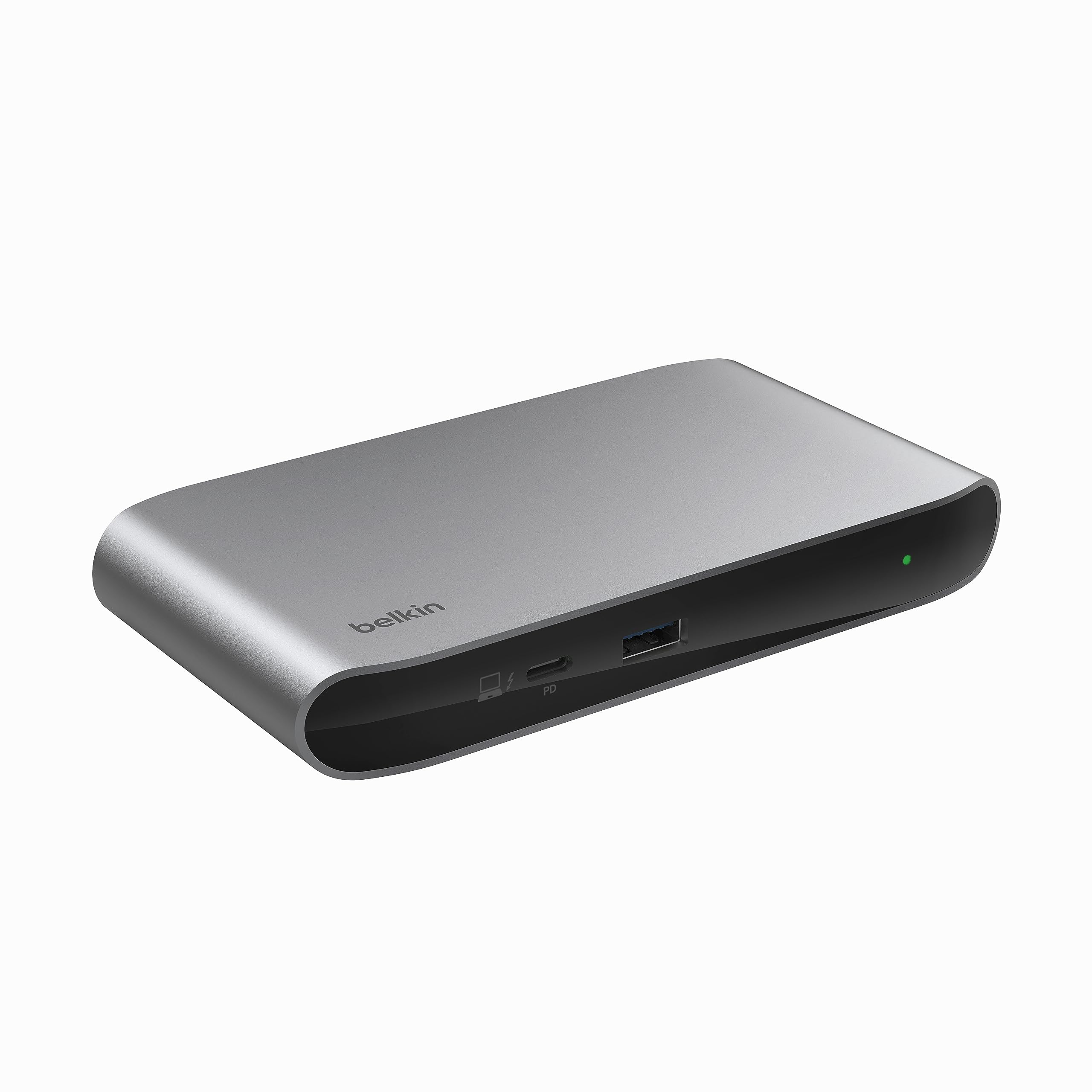 Belkin Connect Thunderbolt 4 Docking Station - 5-in-1 USB-C Hub with 96W Power Delivery for Mac & Windows, Supports 8K or Dual 4K Displays, Includes Thunderbolt 4 Cable & Power Adapter - Perfect for Home Office, Gaming & Video Editing Setup